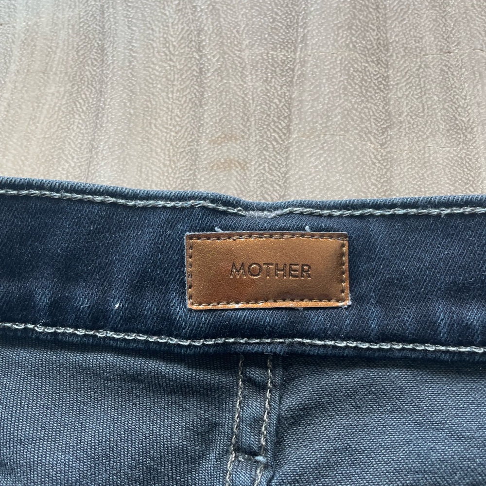 MOTHER Dark Blue Ankle Jeans - Picture 5 of 7
